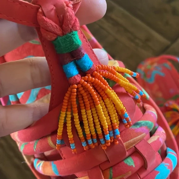 New Farm Rio Tropical Beaded Sandal - Picture 3 of 6